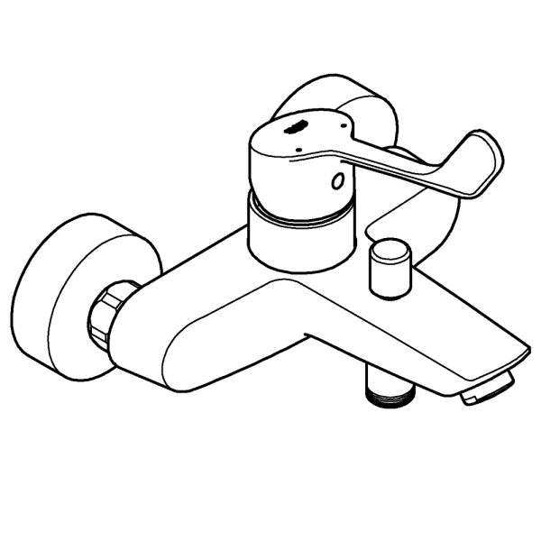 Смеситель для ванны Grohe Eurosmart New 25243 003 (25243003) хром